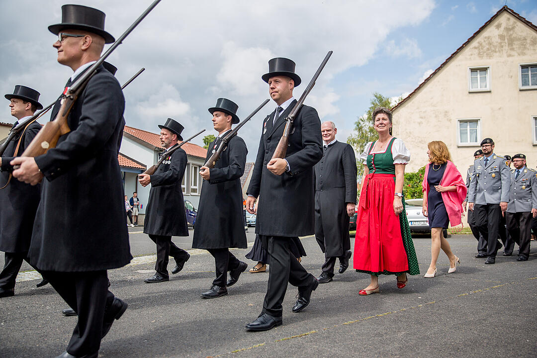 Heimf&uuml;hrung der Braut des F&uuml;rsten Castell-R&uuml;denhausen