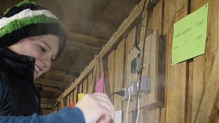 Premiere: Erstmals gab es Crepes bei der Durfweihnacht.