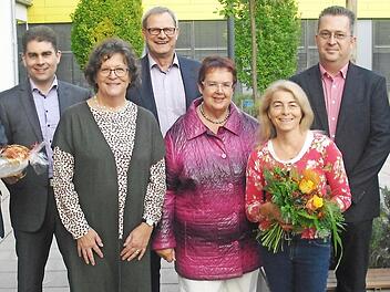 Verabschiedungen und eine Neuwahl gab es bei der außerordentlichen Mitgliederversammlung (von links): Leo Pfennig, Jens Hupfer, Gisela Richter, Joachim Schwigon, Anneliese Albert (Beisitzerin Vorstand), Kerstin Vonderau, Christian Stoßberg und Schriftführer Peter Balthasar. Foto: Helmut Schreiner