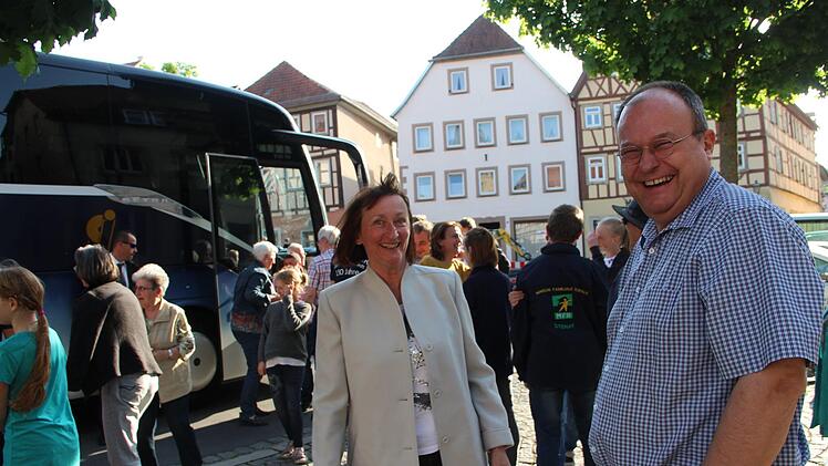 Besuch aus der Partnerstadt Stenay.Heike Beudert