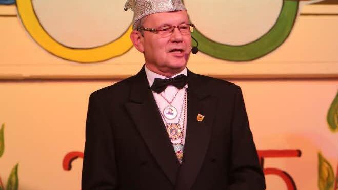 Vor den olympischen Ringen: Eberhard Wohl.Foto: Barbara Herbst