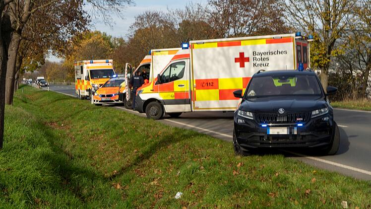 Serien-Unfall: Sechs Verletzt auf B85 bei Bayreuth