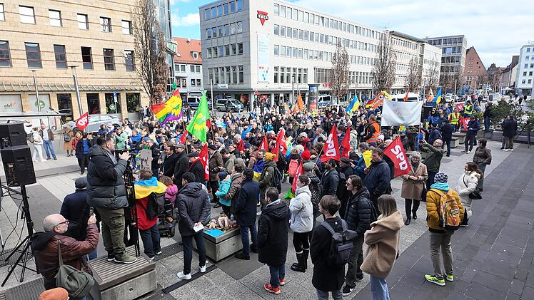 Zwei Jahre Krieg in der Ukraine: Mehrere Demonstrationen in Nürnberg