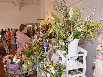 In der Alten Aula gibt es österliche Dekoideen zu sehen. Foto: Bjoern Hein