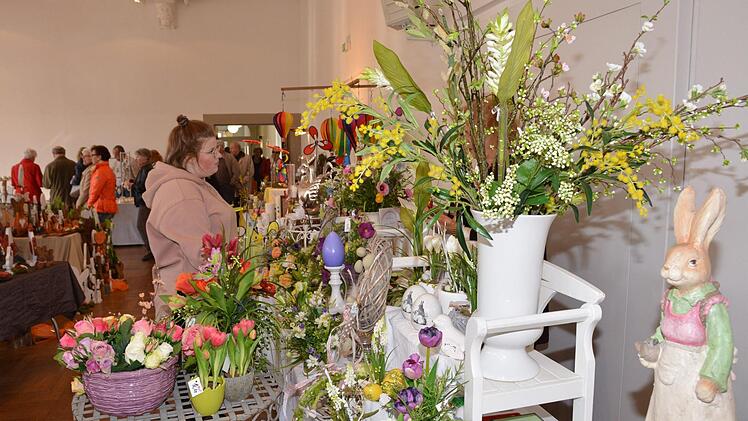 In der Alten Aula gibt es österliche Dekoideen zu sehen. Foto: Bjoern Hein