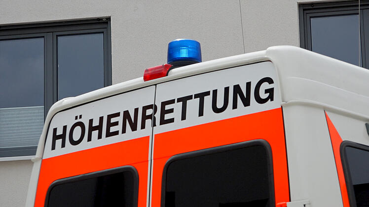 Einsatz für Höhenretter der Würzburger Feuerwehr