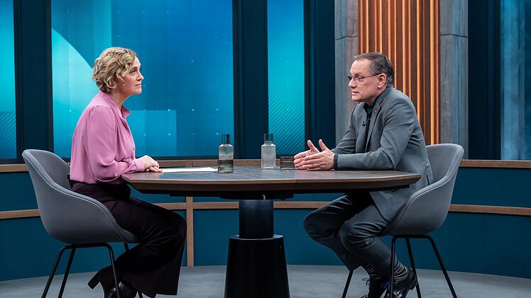 Vor allem beim Thema Russland gerieten sich Caren Miosga und Tino Chrupalla in die Haare.