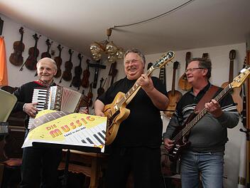 Heute die "Mussig" (v. l.) Jo Berger, Hans Bauer, Hans Neuner Foto: Franz Galster