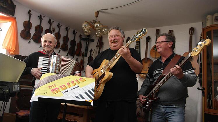 Heute die "Mussig" (v. l.) Jo Berger, Hans Bauer, Hans Neuner Foto: Franz Galster