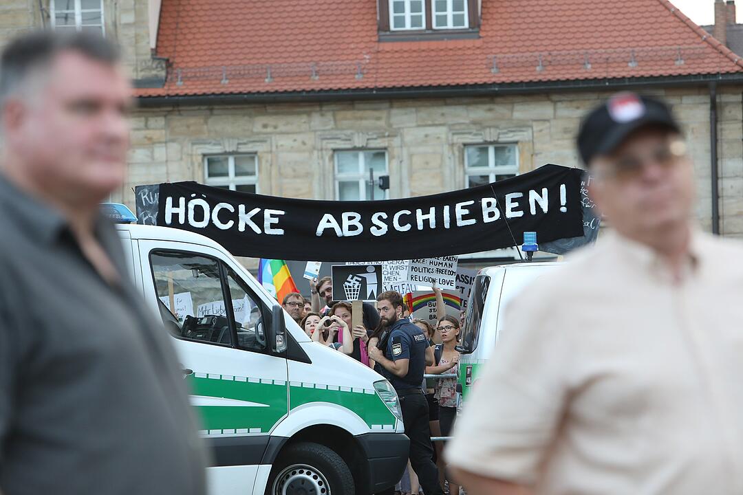 Björn Höcke in Forchheim: Demonstrationen gegen AfD-Politiker