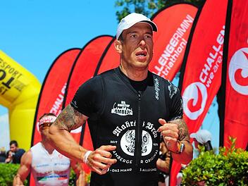 Gelungener Formtest beim Challenge-Wettkampf in Rimini: Den abschließenden Halbmarathon absolvierte Andreas Derbfuß als zweitbester Amateur. Foto: privat