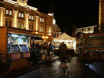 Den Kulmbacher Weihnachtsmarkt auf dem Marktplatz wird es in diesem Jahr nicht geben.  Foto: Archiv