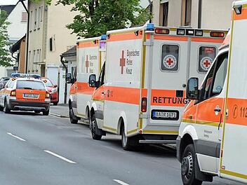Großeinsatz vergangenes Wochenende in Hallstadt wegen Magen-Darm-Beschwerden bei Gästen in einem Hotel  Foto: Ronald Rinklef