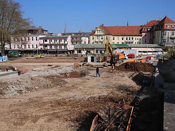 Eindrücke von der Baustelle Rosengarten. Foto: Ralf Ruppert