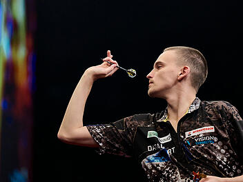 Ricardo Pietreczko aus N&uuml;rnberg ist der Senkrechtstarter unter den deutschen Darts-Spielern und ab Freitag bei der WM dabei