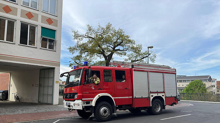 Bamberg: Feuerwehreinsatz am Klinikum - gebrochene Leitung löst Alarm aus
