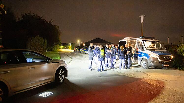 Polizeieinsatz am Umspannwerk Bergheim