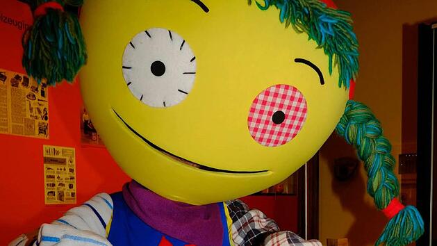 Maskottchen Teena der Spielwarenmesse in N&uuml;rnberg Foto: privat