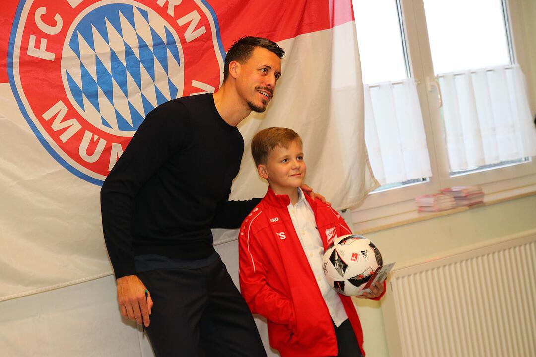 Besuch von Sandro Wagner