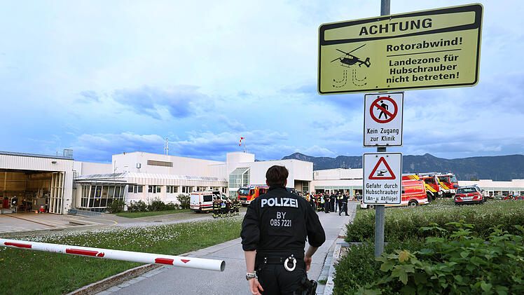 Polizeieinsatz in Murnau - Notaufnahme abgesperrt