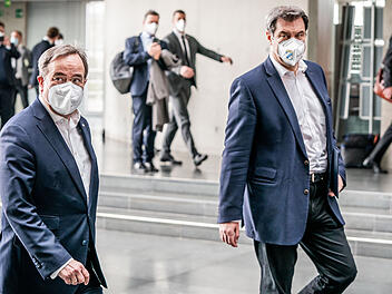 Wer wird Kanzlerkandidat der CDU? Armin Laschet und Markus Söder haben sich zur Wahl gestellt.