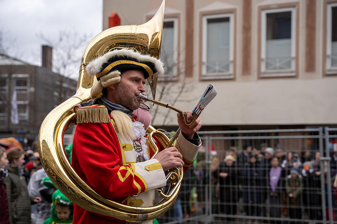 Der traditionelle Umzug zog ca. 70.000 Faschingsfreunde an.
