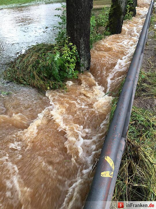 Schweres Unwetter im Kreis Kronach