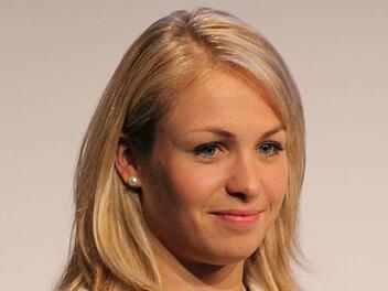 Magdalena Neuner wurde der Goldene Ski verliehen.
