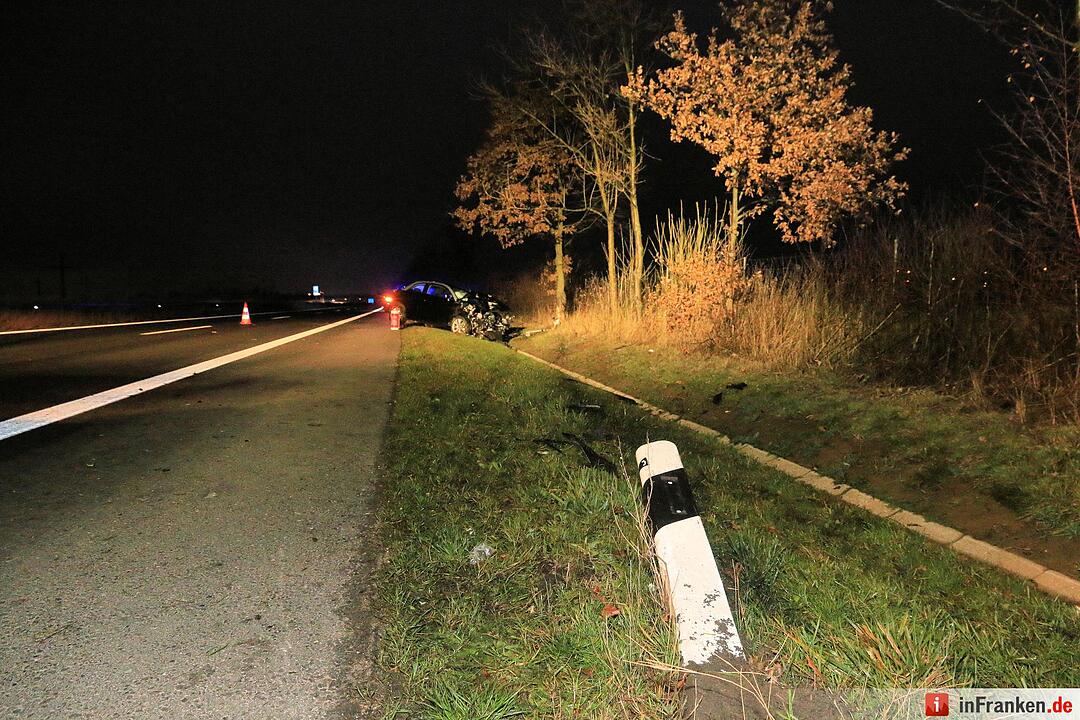 Tödlicher Unfall auf der A73 bei Eggolsheim