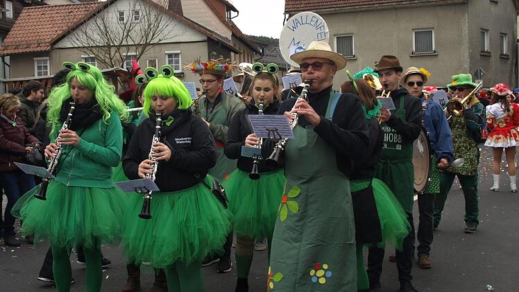 Impressionen vom Faschingsumzug in Steinwiesen. Foto: Susanne Deuerling