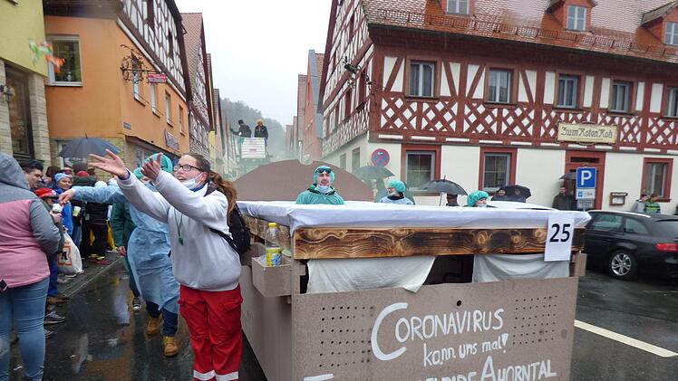 Auf dem Faschingszug in Waischenfeld Foto: Thomas Weichert