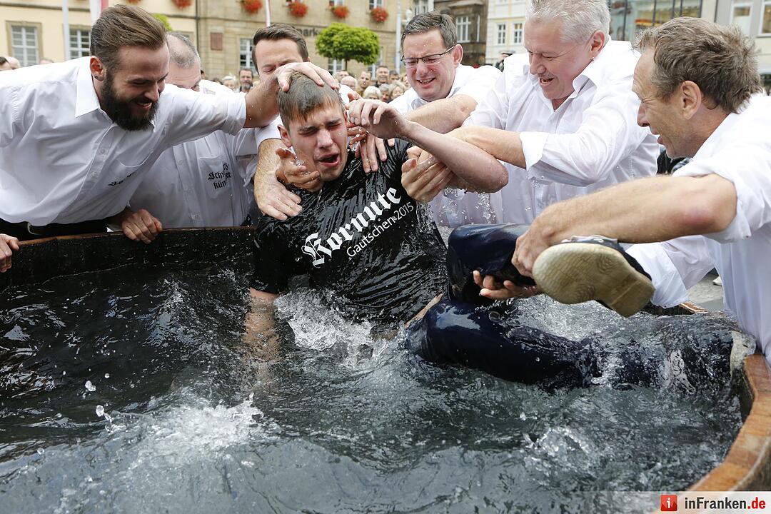 Gautschfeier 2015 der Mediengruppe Oberfranken in Bamberg