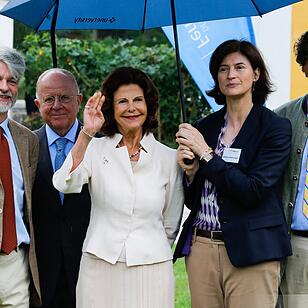 Königin Silvia von Schweden zu Besuch in Franken