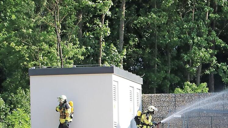An der Baustelle des Wasserwerks trat Chlorgas aus.