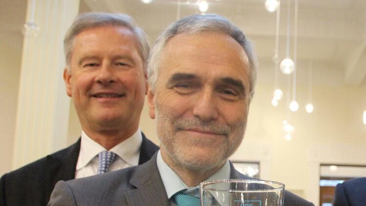 Kissinger Fachleute zur Kurortmedizin: Wolfram Franke (links) und Ralph Brath.Foto: Benedikt Borst