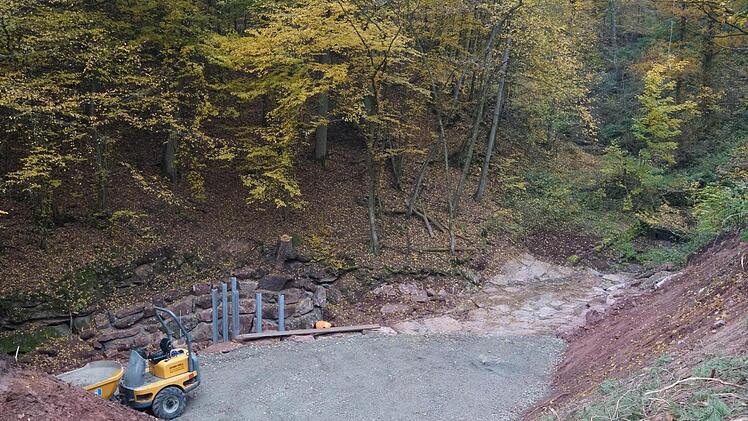 Der Auslauf unterhalb der Kaskaden ist neu gestaltet. Foto: Arkadius Guzy