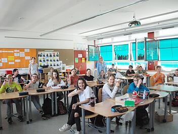 Die 6. Klasse der Grund- und Hauptschule Bad Rodach ist begeistert von den Methoden  der Lernberaterin Nicole Kollarsch. Christiane Lehmann