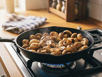 Beim Braten von Champignons machen viele Fehler