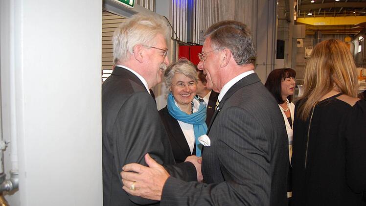 Martin Zeil und Rödentals Bürgermeister Gerhard Preß