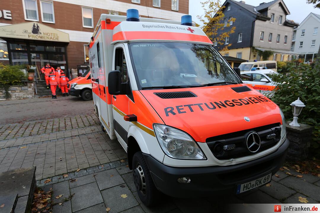BRK-Einsatz in Hotel in Bad Steben