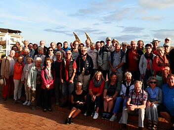 Waren beeindruckt von Sardinen: Die Reisegruppe der Europa-Union Hammelburg. Foto: Ernst Deier