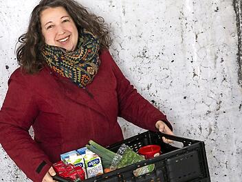 Johanna Gopp ist eine Lebensmittel-Retterin. Sie setzt sich dafür ein, dass überflüssige Lebensmittel nicht weggeworfen werden. Foto: Gabriele Förster