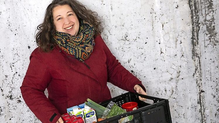 Johanna Gopp ist eine Lebensmittel-Retterin. Sie setzt sich dafür ein, dass überflüssige Lebensmittel nicht weggeworfen werden. Foto: Gabriele Förster