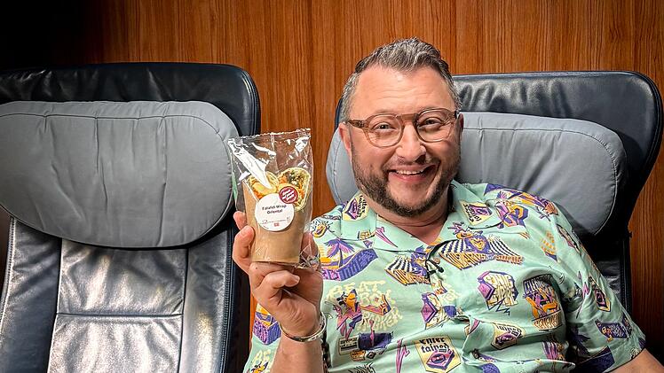 Die Falafel im Wrap d&uuml;rften gar nicht so hei&szlig;en, findet Sebastian Lege.