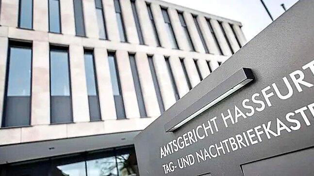 Das Amtsgericht in Ha&szlig;furt. Rene Ruprecht
