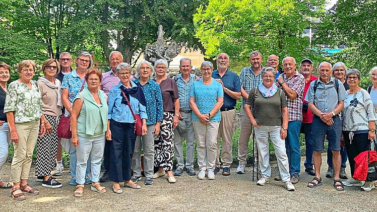 Die Mitglieder des Rh&ouml;nklubs Burkardroth in W&uuml;rzburgKarin Voll