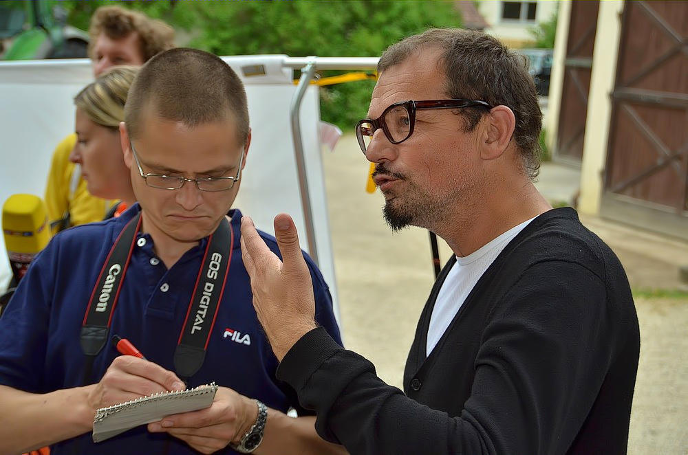 Presse Fotoshooting des Jungbauernkalenders 2013