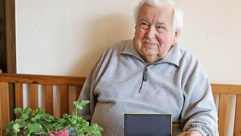 Anton Dummert erinnert sich an das Ende des Zweiten Weltkriegs. Foto: Galster