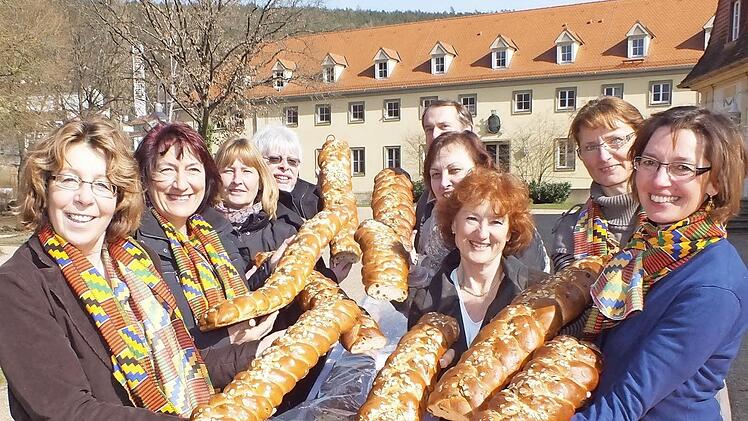 Auch heuer wird es wieder das "längste Osterbrot" in Bad Bocklet geben. Foto: Björn Hein/ Archiv
