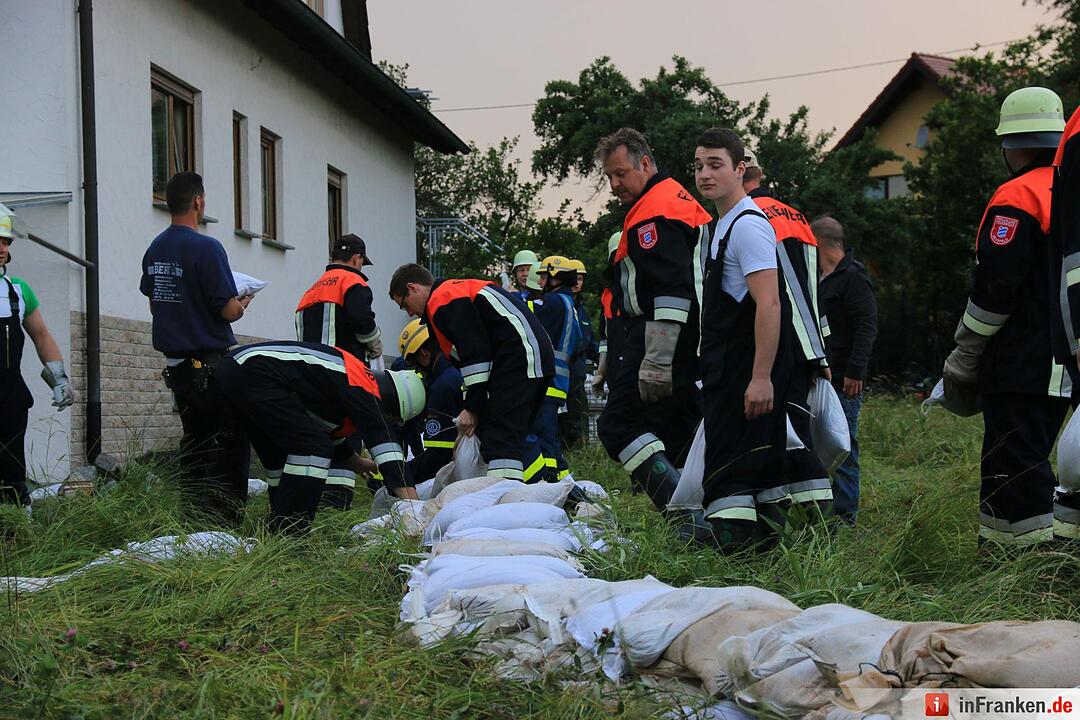 Hochwasser in Rauhenebrach